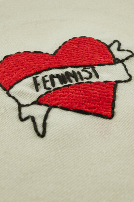 Proud Feminist in DMC - PAT0667 - Downloadable PDF