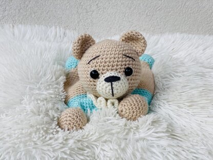 Teddy Bear Lovey Snuggler