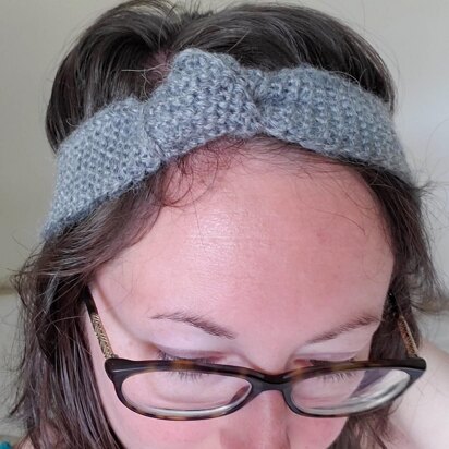 Basic Knot Headband-knit
