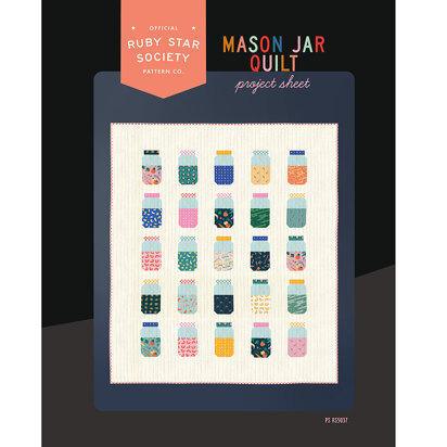 Moda Fabrics Mason Jar Quilt - Downloadable PDF