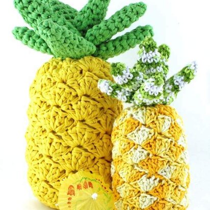 Funky Pineapple Decor in Hoooked RibbonXL - Downloadable PDF