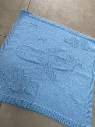 Aeroplane Baby Blanket