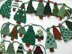 Christmas Tree Advent Garland