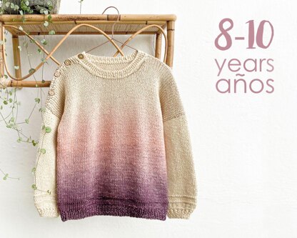 8-10 years- PURE knitted sweater