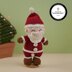 Mr. Santa Claus Plush Toy Crochet Pattern