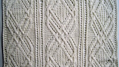 Dalkeith Cable Lace Shawl