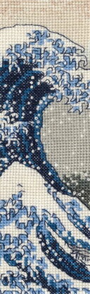 DMC The British Museum - The Great Wave, Katsushika Hokusai Bookmark - 5cm x 16cm.