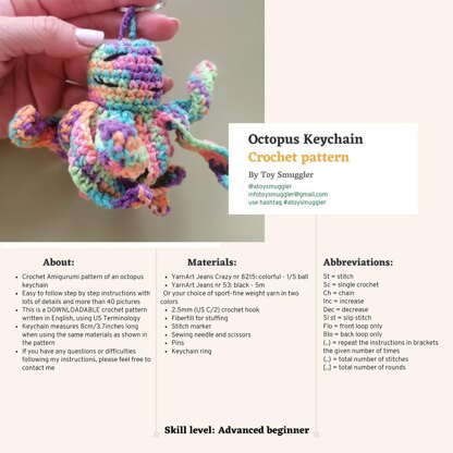 Octopus Keychain