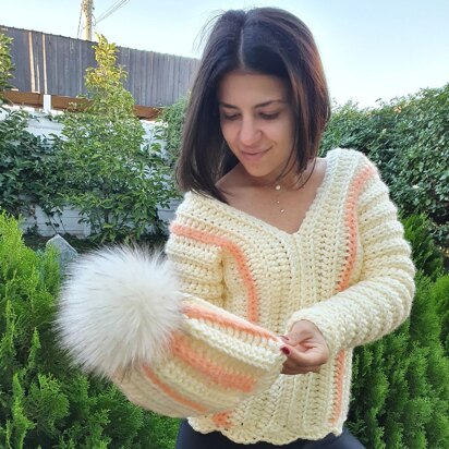 Crochet sweater for winter