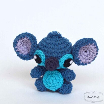 Baby Stitch amigurumi crochet pattern