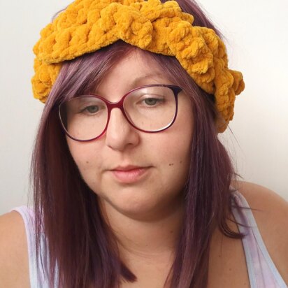 One Skein braided headband