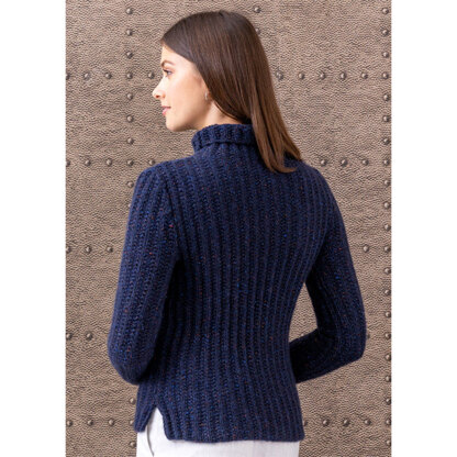 1016 Laura - Sweater Knitting Pattern for Women in Valley Yarns Monadnock