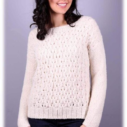 Women's Pullover in Plymouth Yarn Arequipa Boucle - 2994 - Downloadable PDF