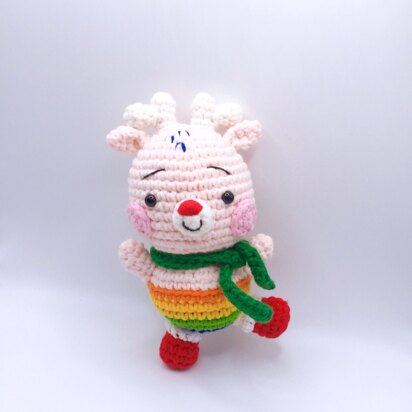 FREE PATTERN -Bubbly the Baby Reindeer