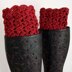 Blooming Roses Crochet Boot Cuffs