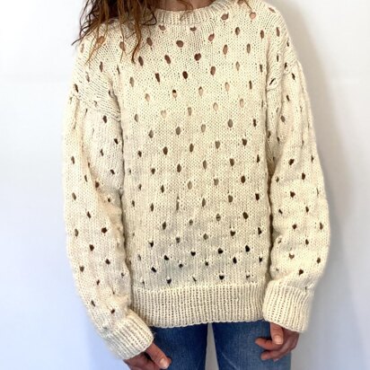 The Eyelet Sweater