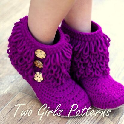 Furryluscious Women's Crochet Boot