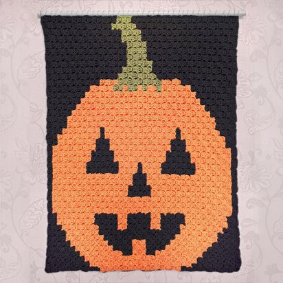 C2C - Pumpkin - Corner to Corner Blanket