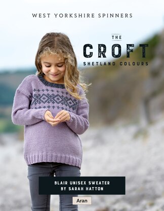 Blair Sweater in West Yorkshire Spinners The Croft Shetland Colours - DBP0069 - Downloadable PDF