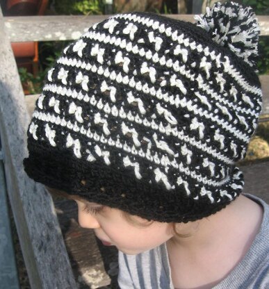 Black Ice Slouchy Hat