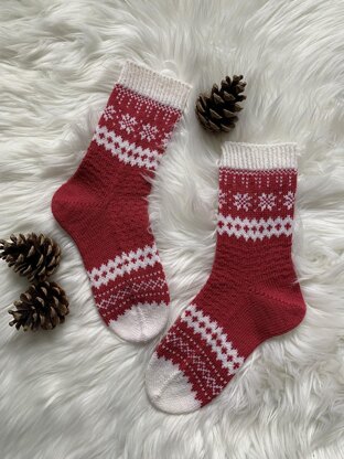 Snowflake Socks