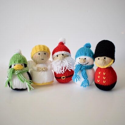 Make it Merry Tree Decorations - knitting pattern