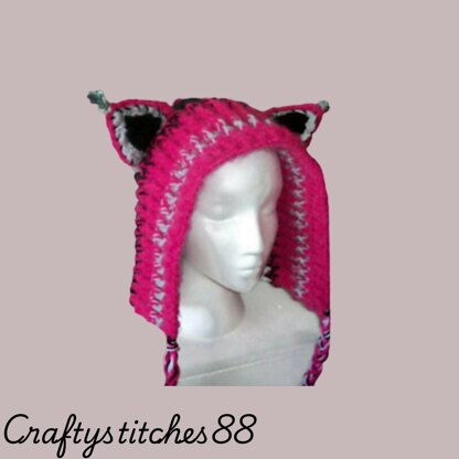 Crochet Pussy Cat Hat