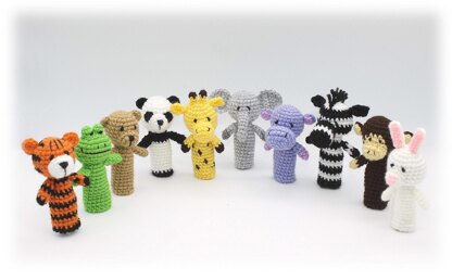 Estella Crocheted Animal Finger Puppets