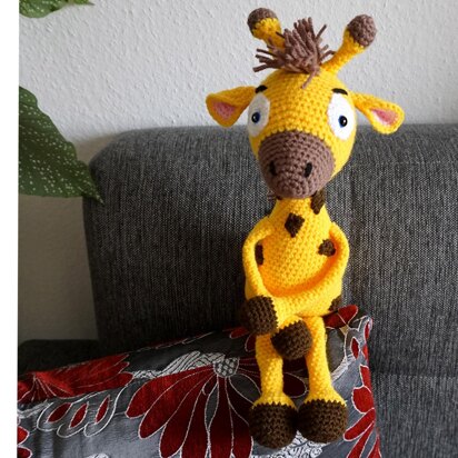 Häkelanleitung für die Schlenker Giraffe Jerry!