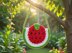 Watermelon Crochet Bag Pattern PDF + Video Tutorial