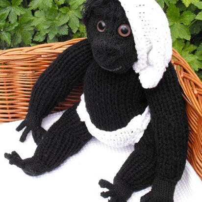 Cilla The Ugly Baby Gorilla Superfast knitting pattern