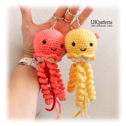 Jellyfish Keychain / Charm Crochet Pattern