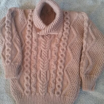 Shawl collar jumper 2