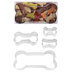 R&M Dog Bone Cookie Cutters Set of 4