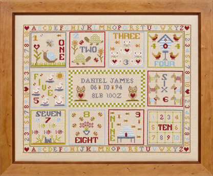 Historical Sampler Company 123 Count with Me - Downloadable PDF