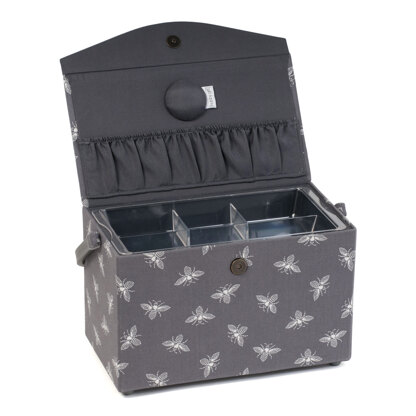 Hobbygift Grey Bees Fold Over Box