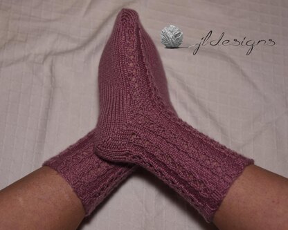 Peek-A-Boo Lace Socks