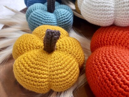 Modern Crochet Pumpkins