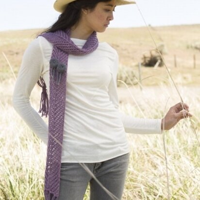 Lily Lace Scarf in Imperial Yarn Tracie Too - P148 