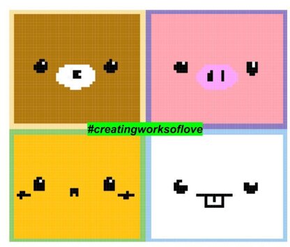 Animal Face Squares C2C Graphgan