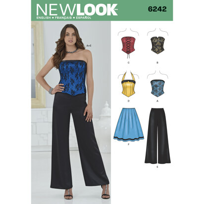 V1741 Misses' Jacket, Top, Dress, Pants and Jumpsuit (size: 6-8-10