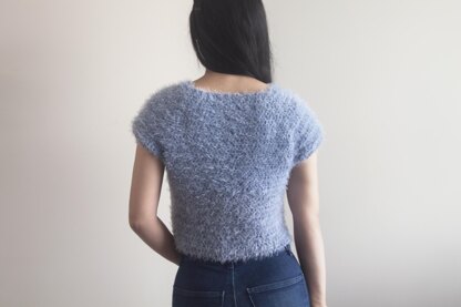 Fluffy Crochet Top