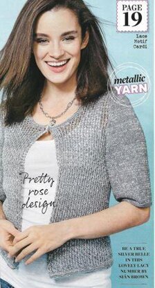Rose Motif Cardigan