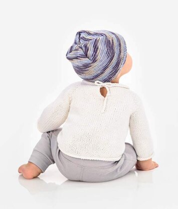 Pint-Size Pullover & Happy Hat in Spud & Chloe - 9536 - Downloadable PDF