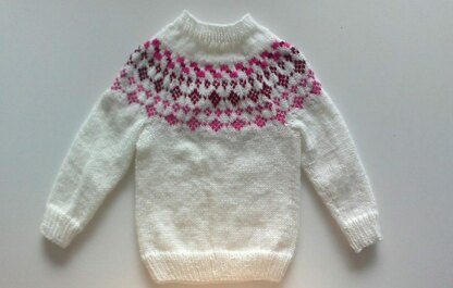 Girls Fair Isle sweater