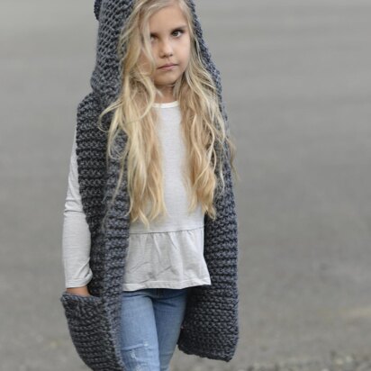 Tuft Hooded Scarf