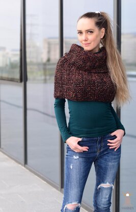 Natasha convertible knit cape