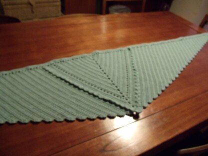 Kerchief Style Triangular Shaped Shawl