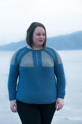 Top Down Nordic Sweater