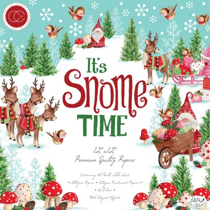 Craft Consortium Double-Sided Paper Pad 12"X12" 40/Pkg - It's Snome Time